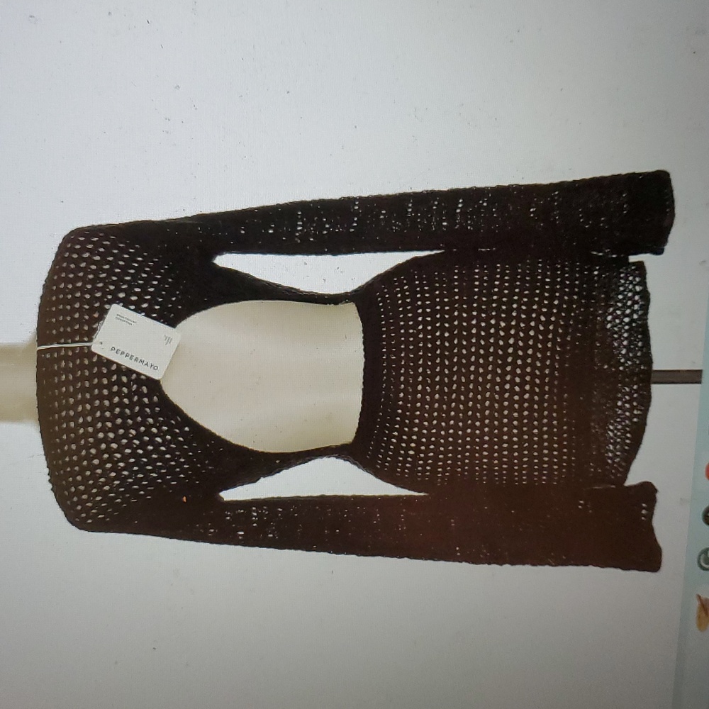 Peppermayo 'Down For The Ride' Crochet Mini Dress Size M/L — NWT - Picture 12 of 12